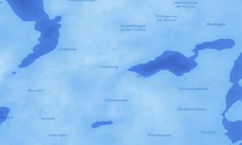 Regenradar Vorschaubild - Aktuelle Niederschläge in Leinheim und Umgebung