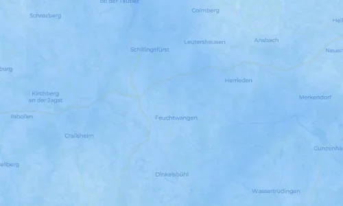 Regenradar-Vorschau: aktuelle Niederschläge in Leiperzell und Umgebung