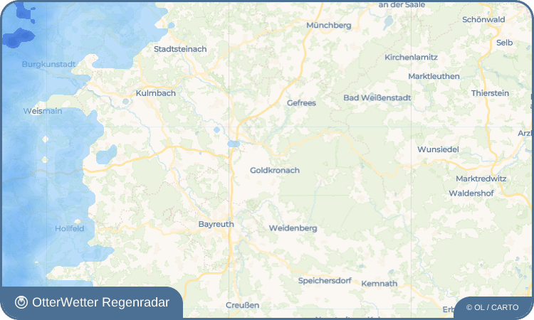 OtterWetter Regenradar-Widget Leisau
