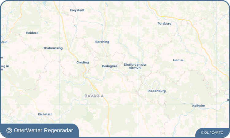 OtterWetter Regenradar-Widget Leising