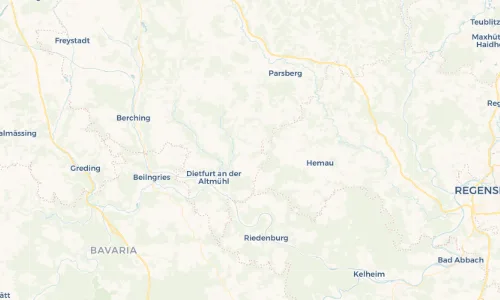 Regenradar Vorschaubild - Aktuelle Niederschläge in Leiterzhofen und Umgebung