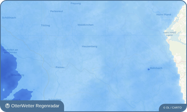 OtterWetter Regenradar-Widget Leizesberg