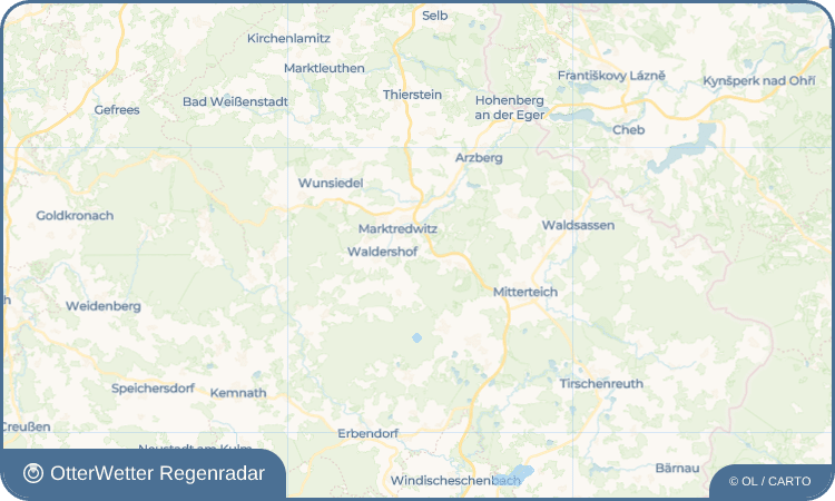 OtterWetter Regenradar-Widget Lengenfeld bei Groschlattengrün