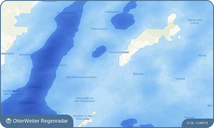 OtterWetter Regenradar-Widget Lengenfeld bei Tirschenreuth