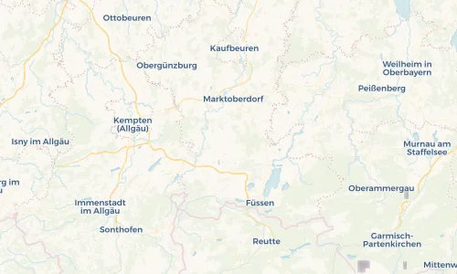 Regenradar Vorschaubild - Aktuelle Niederschläge in Lengenwang und Umgebung
