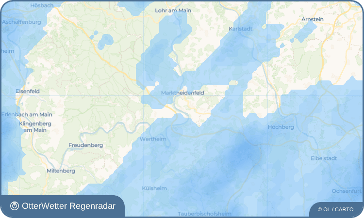 OtterWetter Regenradar-Widget Lengfurt