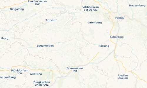 Regenradar Vorschaubild - Aktuelle Niederschläge in Lengsham und Umgebung