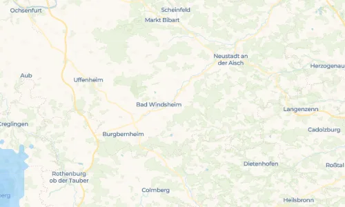 Regenradar Vorschaubild - Aktuelle Niederschläge in Lenkersheim und Umgebung