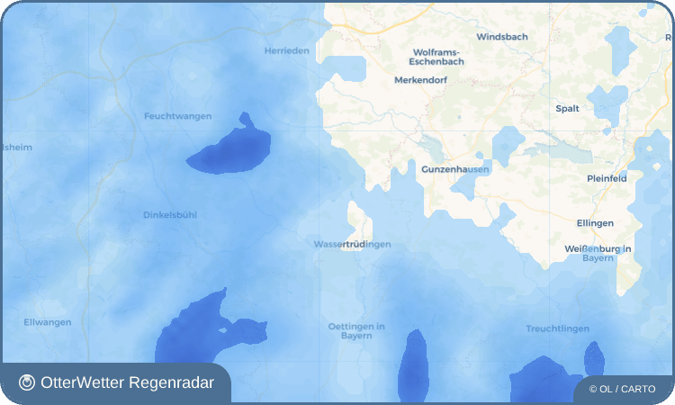 Widget-Vorschau für Lentersheim Wetter-Widget-Vorschau mit Vorhersagedaten für Lentersheim