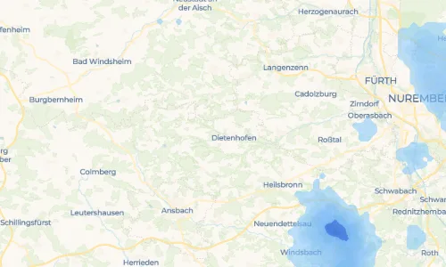 Regenradar Vorschaubild - Aktuelle Niederschläge in Leonrod und Umgebung