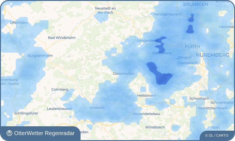 OtterWetter Regenradar-Widget Leonrod