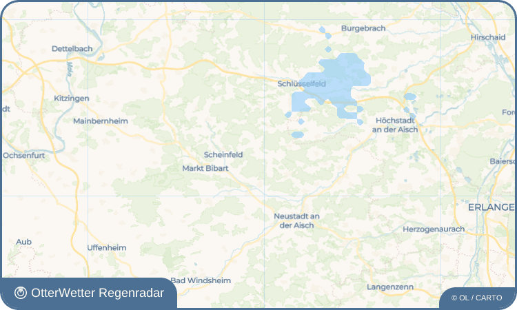 OtterWetter Regenradar-Widget Lerchenhöchstadt