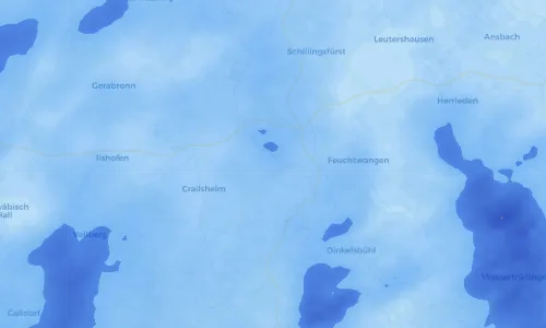 Regenradar Vorschaubild - Aktuelle Niederschläge in Leukershausen und Umgebung