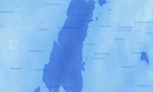 Regenradar Vorschaubild - Aktuelle Niederschläge in Leupoldsdorf und Umgebung