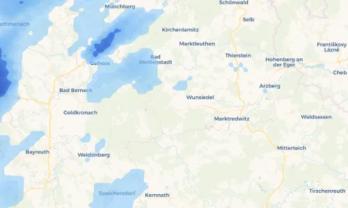 Regenradar Vorschaubild - Aktuelle Niederschläge in Leupoldsdorferhammer und Umgebung