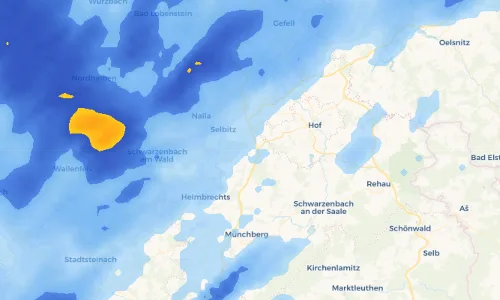 Regenradar Vorschaubild - Aktuelle Niederschläge in Leupoldsgrün und Umgebung
