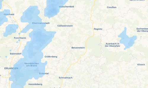 Regenradar Vorschaubild - Aktuelle Niederschläge in Leupoldstein und Umgebung