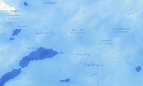 Regenradar Vorschaubild - Aktuelle Niederschläge in Leustetten und Umgebung