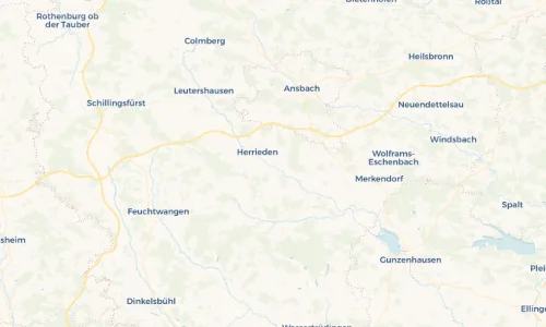 Regenradar Vorschaubild - Aktuelle Niederschläge in Leutenbuch und Umgebung