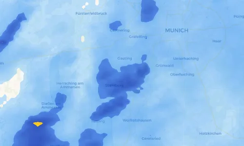 Regenradar Vorschaubild - Aktuelle Niederschläge in Leutstetten und Umgebung