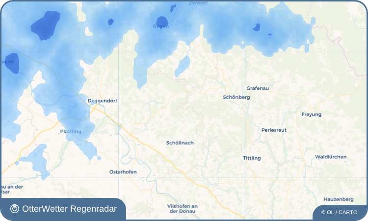 Wetter-Widget-Vorschau mit Vorhersagedaten für Liebmannsberg