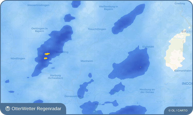 Wetter-Widget-Vorschau mit Vorhersagedaten für Liederberg
