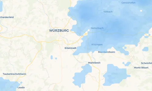 Regenradar Vorschaubild - Aktuelle Niederschläge in Lindelbach und Umgebung