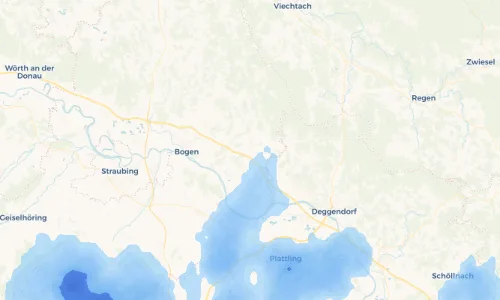 Regenradar Vorschaubild - Aktuelle Niederschläge in Lindforst und Umgebung