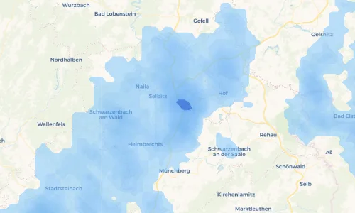 Regenradar-Vorschau: aktuelle Niederschläge in Lipperts und Umgebung
