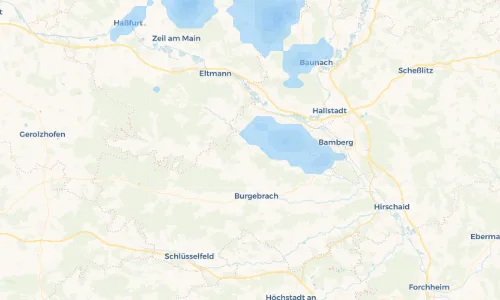 Regenradar Vorschaubild - Aktuelle Niederschläge in Lisberg und Umgebung