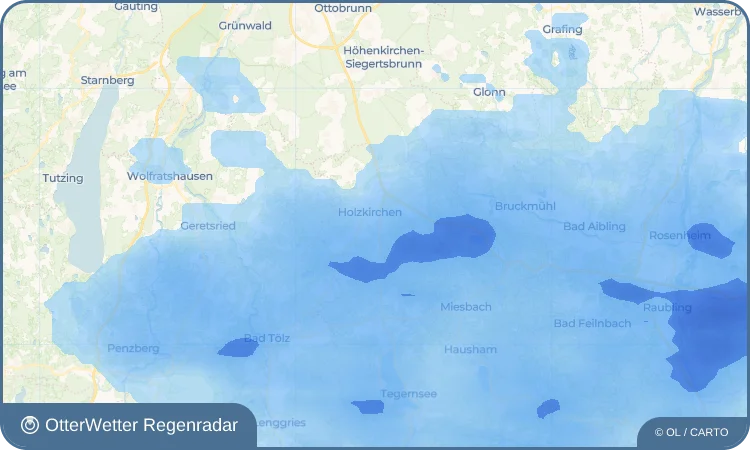 Wetter-Widget-Vorschau mit Vorhersagedaten für Lochham