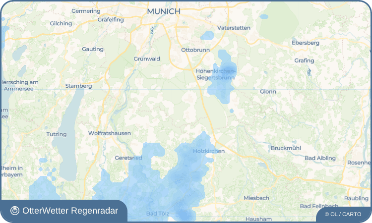OtterWetter Regenradar-Widget Lochhofen