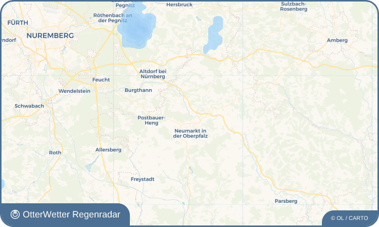 OtterWetter Regenradar-Widget Loderbach