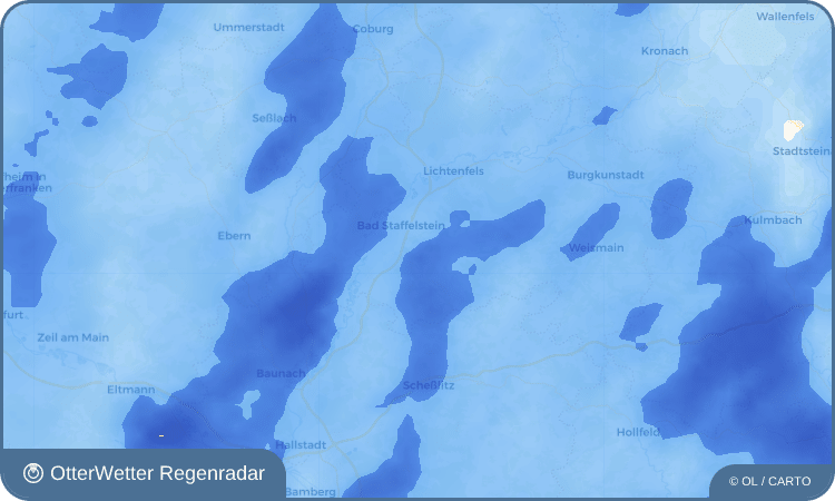 Wetter-Widget-Vorschau mit Vorhersagedaten für Loffeld