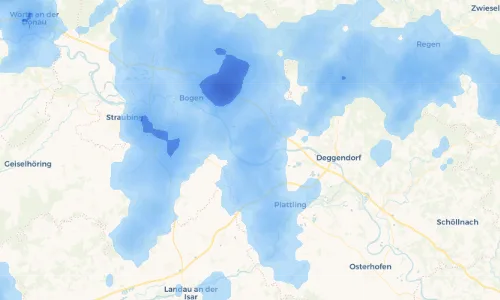 Regenradar Vorschaubild - Aktuelle Niederschläge in Loham und Umgebung