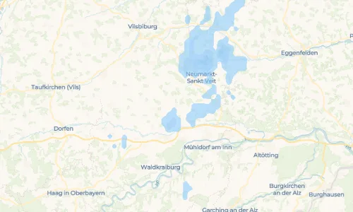 Regenradar Vorschaubild - Aktuelle Niederschläge in Lohkirchen und Umgebung