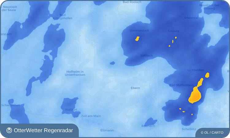 Wetter-Widget-Vorschau mit Vorhersagedaten für Lohr