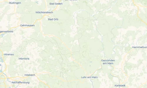 Regenradar Vorschaubild - Aktuelle Niederschläge in Lohrhaupten und Umgebung