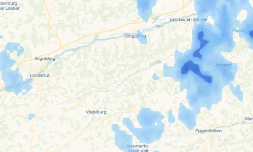 Regenradar Vorschaubild - Aktuelle Niederschläge in Loizenkirchen und Umgebung