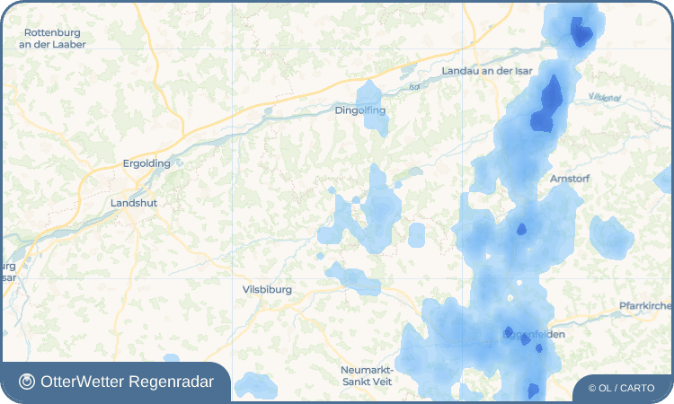 OtterWetter Regenradar-Widget Loizenkirchen