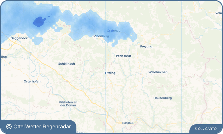 OtterWetter Regenradar-Widget Loizersdorf