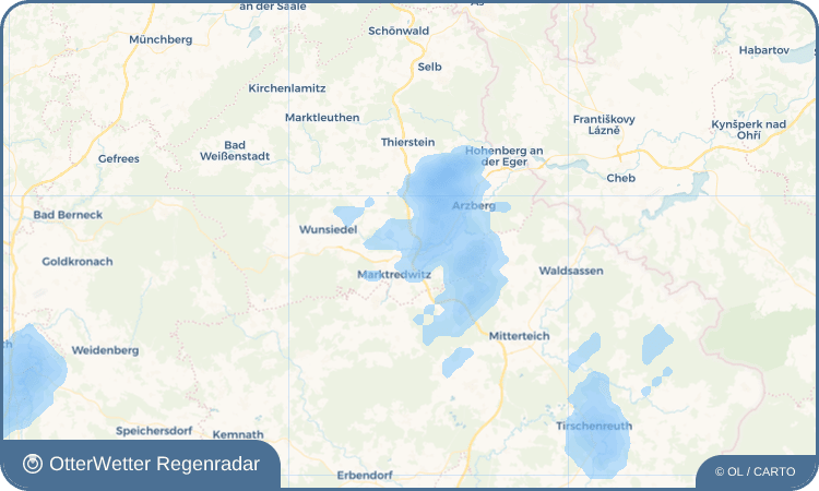 OtterWetter Regenradar-Widget Lorenzreuth