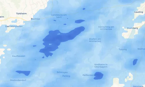 Regenradar Vorschaubild - Aktuelle Niederschläge in Ludenhausen und Umgebung