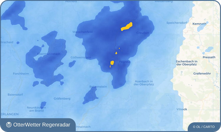 Wetter-Widget-Vorschau mit Vorhersagedaten für Lüglas