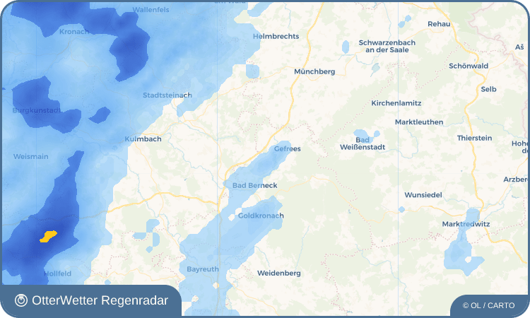 OtterWetter Regenradar-Widget Lützenreuth