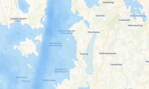 Regenradar Vorschaubild - Aktuelle Niederschläge in Machtlfing und Umgebung