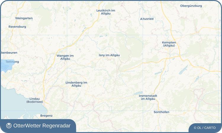 OtterWetter Regenradar-Widget Maierhöfen