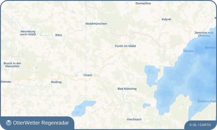 OtterWetter Regenradar-Widget Maiering
