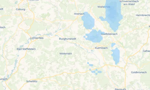 Regenradar Vorschaubild - Aktuelle Niederschläge in Maineck und Umgebung