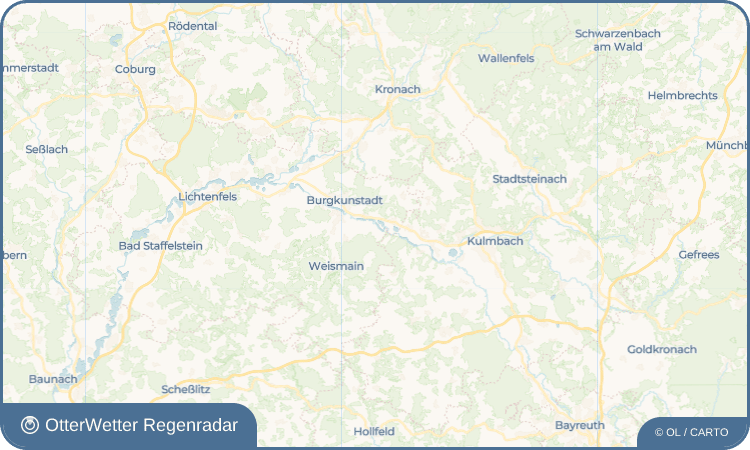 Wetter-Widget-Vorschau mit Vorhersagedaten für Maineck